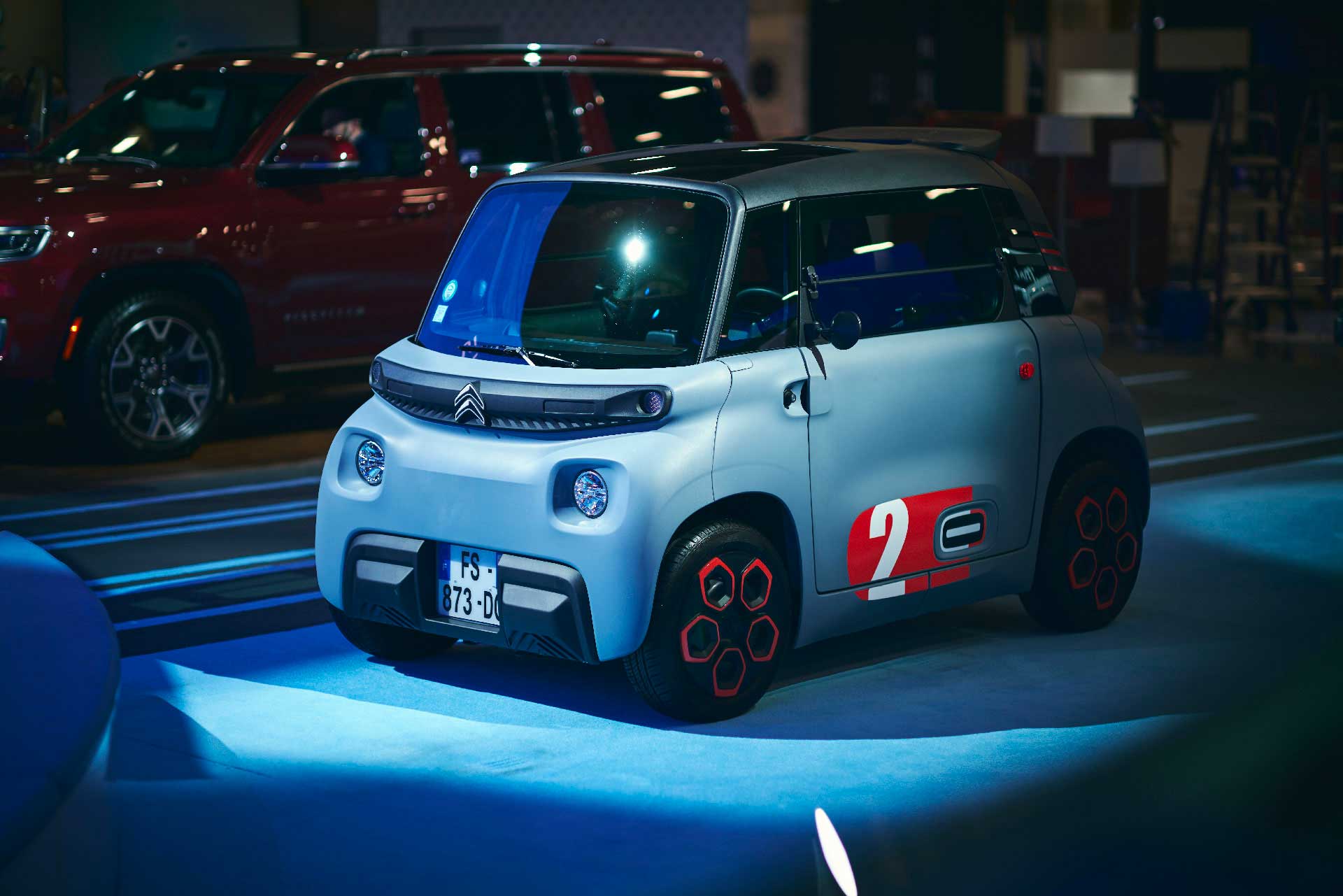 image of Citroën Ami urban EV at CES 2022