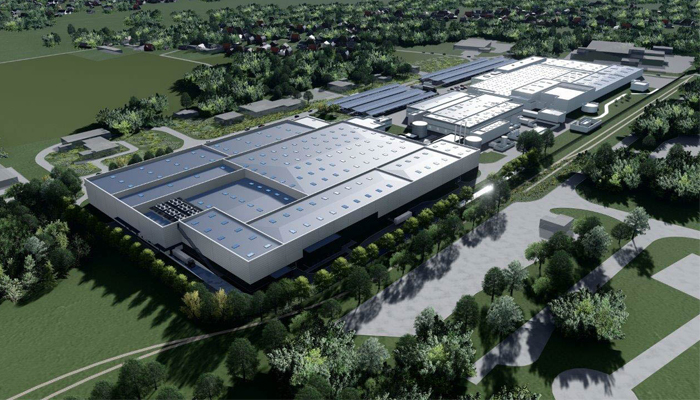 image of Rendering of the ACC plant in Douvrin, France