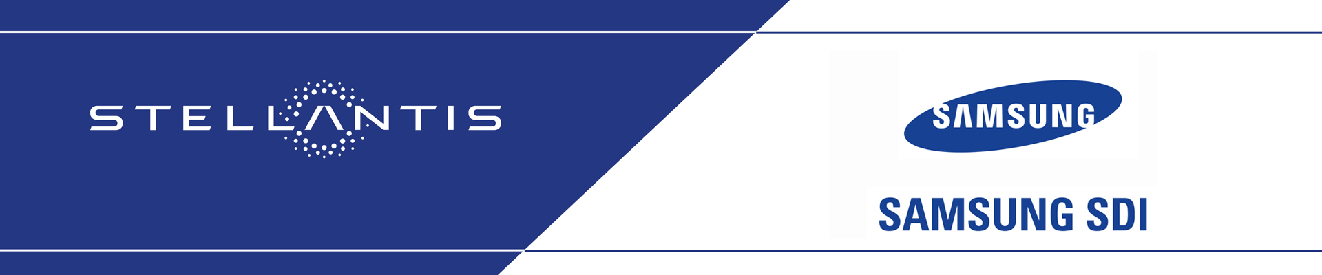 Image de Stellantis and Samsung logo